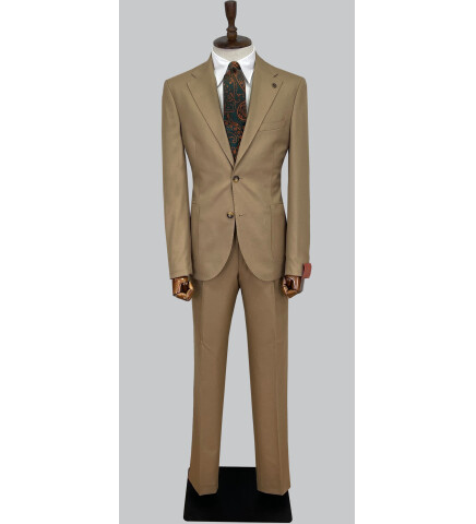 SUIT SARTORIA WOOL BEIGE SUIT 2448