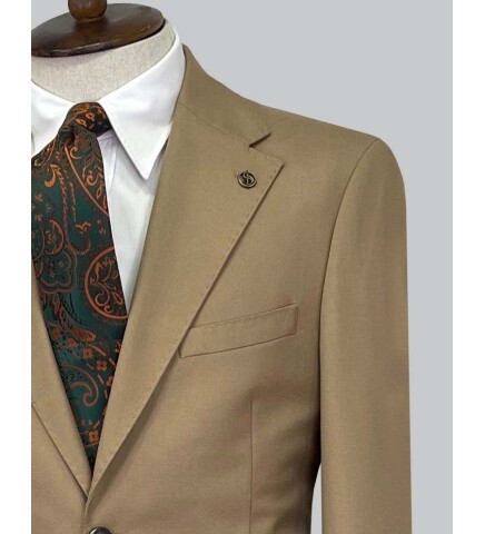 SUIT SARTORIA WOOL BEIGE SUIT 2448