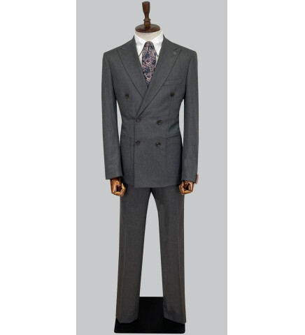 SUIT SARTORIA WOOL DARK GREY SUIT 2447
