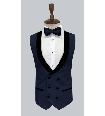 SUIT SARTORIA NAVY BLUE TUXEDO 5575