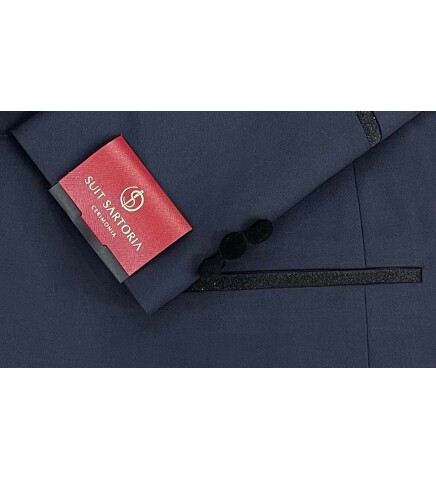 SUIT SARTORIA NAVY BLUE TUXEDO 5575
