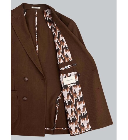 SUIT SARTORIA DARK BROWN JACKET 4369