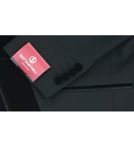 SUIT SARTORIA BLACK TUXEDO 5571