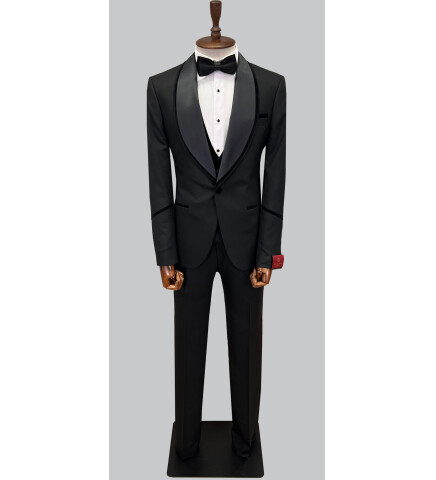 SUIT SARTORIA BLACK TUXEDO 5567