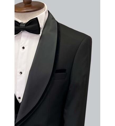SUIT SARTORIA BLACK TUXEDO 5567