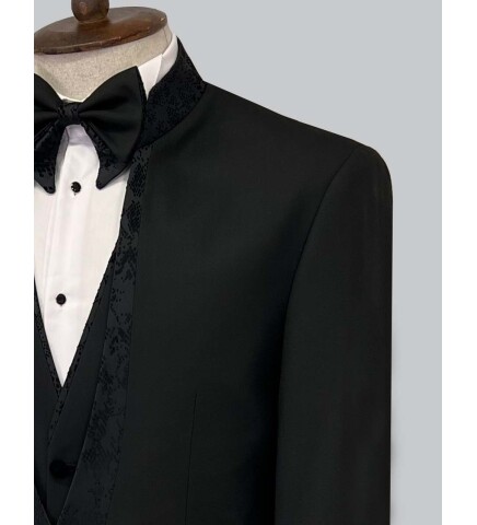 SUIT SARTORIA BLACK TUXEDO 5562