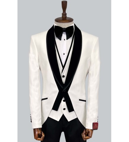 SUIT SARTORIA WHITE TUXEDO 5554