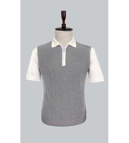 SUIT SARTORIA LACİVERT KISA KOLLU TRİKO T-SHIRT 9024