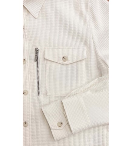 SUIT SARTORIA WHITE OVERSHIRT 4348