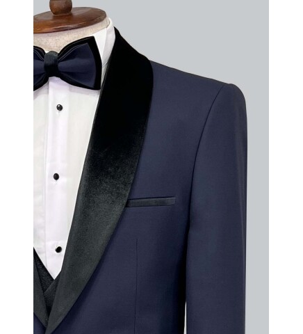 SUIT SARTORIA NAVY BLUE TUXEDO 5397