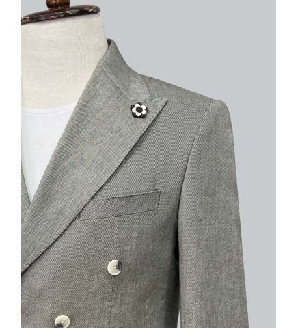 SUIT SARTORIA GREEN DOUBLE BREASTED JACKET 4341