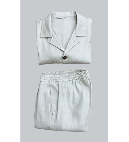 SUIT SARTORIA BEIJE LINEN SUIT 4358