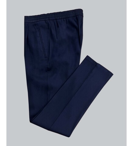 SUIT SARTORIA NAVY BLUE LINEN SUIT 4358