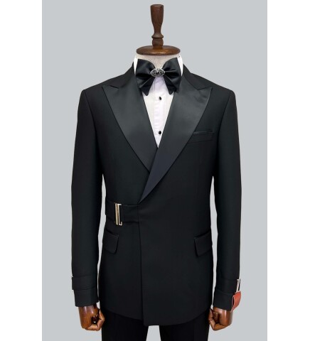 SUIT SARTORIA BLACK TUXEDO 5527