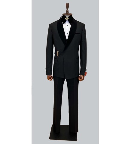SUIT SARTORIA BLACK TUXEDO 5532