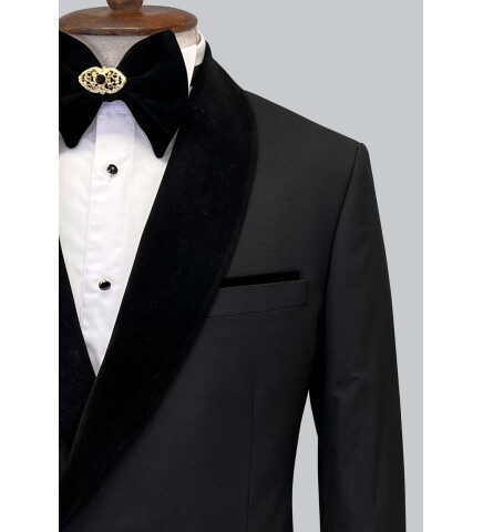 SUIT SARTORIA BLACK TUXEDO 5532