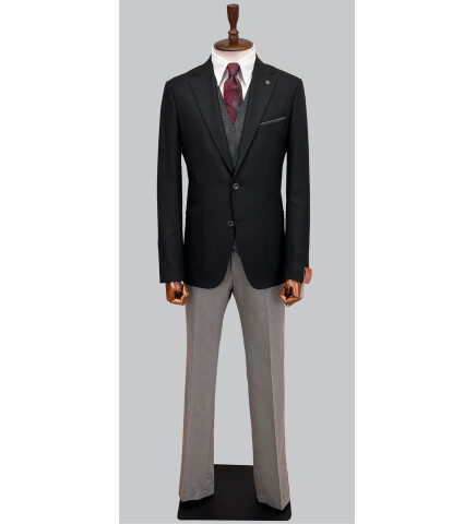 SUIT SARTORIA BLACK SUIT 2313