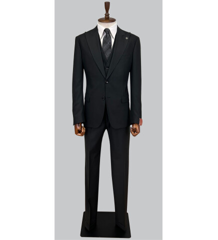 SUIT SARTORIA BLACK WOOL SUIT 2270