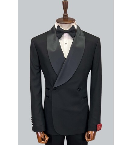 SUIT SARTORIA BLACK TUXEDO 5453